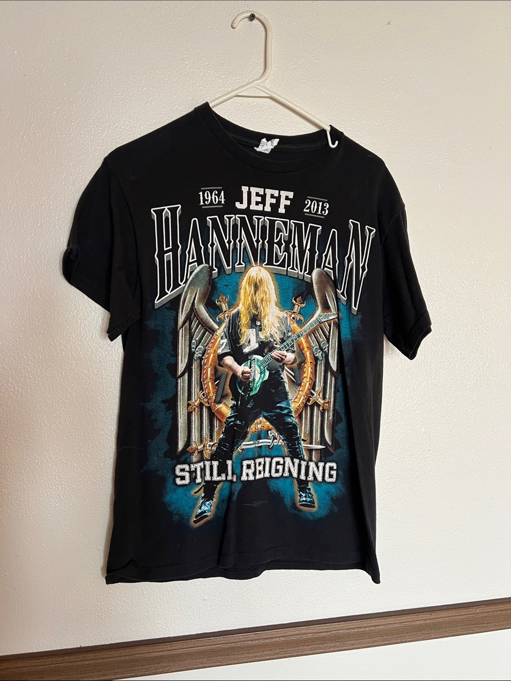 Jeff Hanneman Black Graphic Band Tee - Still Reigning